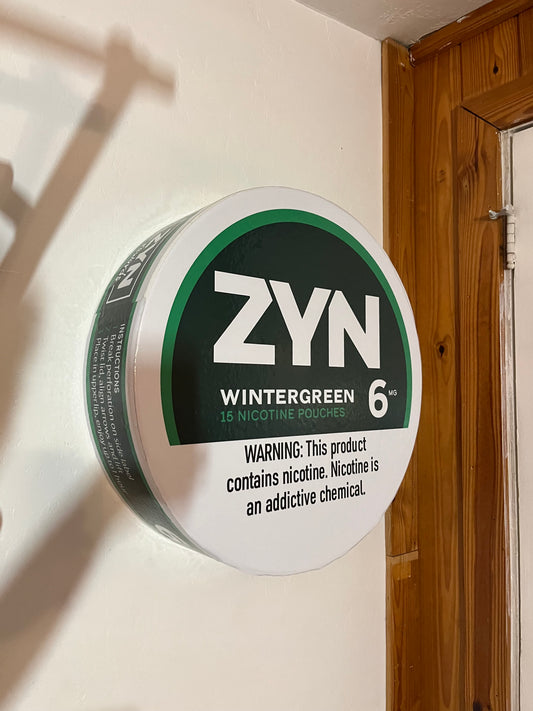 "Zyn on the Wall" Wall Decor Art Piece